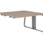 Двойной стол крайний 1400х1400 (углы прямые) JNO141