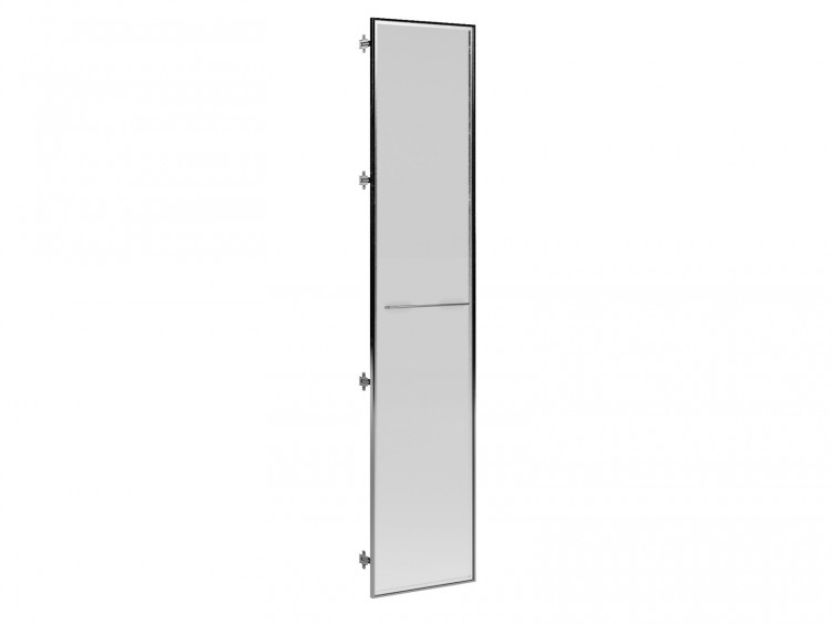 Дверь высокая стекло в алюминиевой рамке  EMP435.G