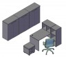 Мебель персонала Xten пример комплекта №1