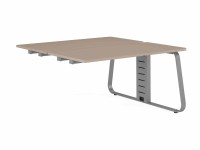 Двойной стол крайний 1600х1400 (углы прямые) JNO151 