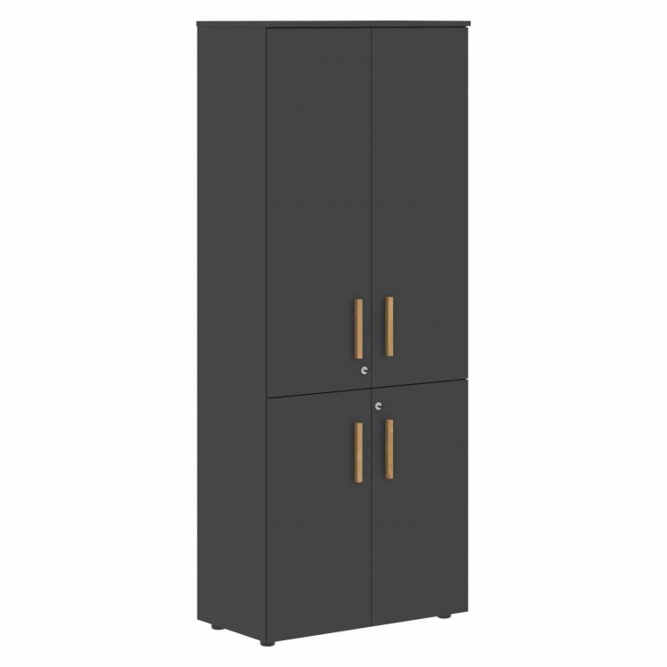 Шкаф высокий с глухими средними и малыми дверьми FHC 80.3(Z)